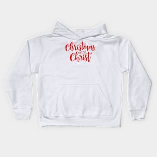 Christmas with Christ Kids Hoodie